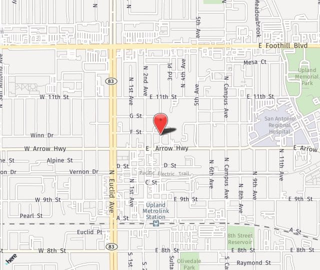 Location Map: Refresh Aesthetics Med Spa Upland, CA 91786